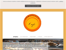 Tablet Screenshot of cafeaamurusko.fi